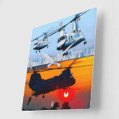 CH-46E ZEE KNIGHT VIERKANTE KLOK (Hoek)