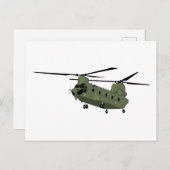 CH-47 Chinook Briefkaart (Voorkant / Achterkant)