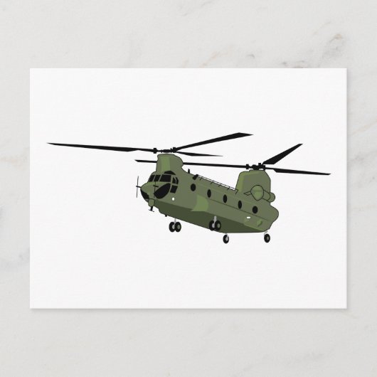 CH-47 Chinook Briefkaart (Voorkant)