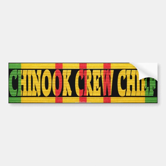 CH-47 Chinook Crew Chief VSM Bumpersticker (Voorkant)