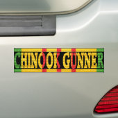 CH-47 Chinook Gunner VSM Bumpersticker (Op auto)