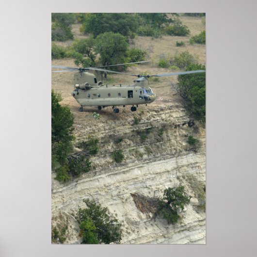 CH-47 Chinook Helikopter Poster (Voorkant)