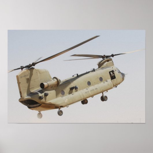 CH-47 Chinook Helikopter Poster (Voorkant)