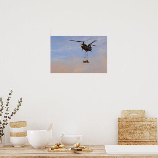 CH-47 Chinook Helikopter Poster (Keuken)