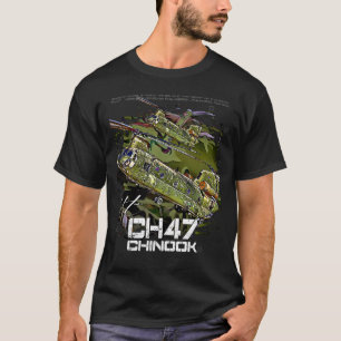 CH-47 Chinook-helikopter T-shirt