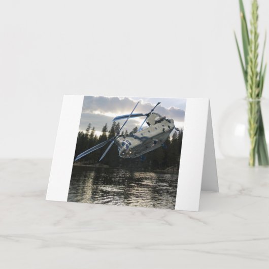 CH-47 CHINOOK KAART (Voorkant)