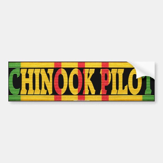 CH-47 Chinook Pilot-Bumpersticker Bumpersticker (Voorkant)