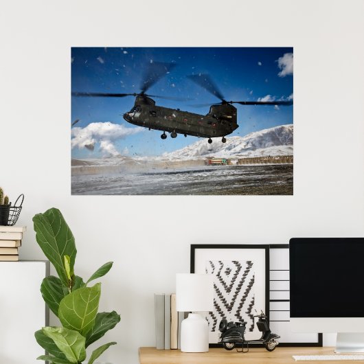 CH-47 Chinook Poster (Thuiskantoor)