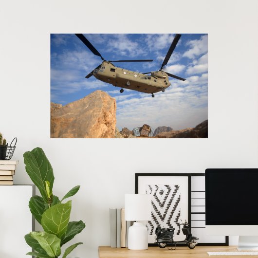 CH-47 Chinook Poster (Thuiskantoor)