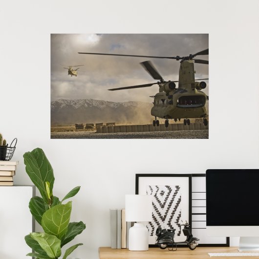 CH-47 Chinook Poster (Thuiskantoor)