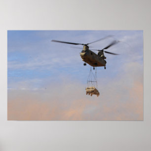 CH-47 de Helikopter van Chinook Poster
