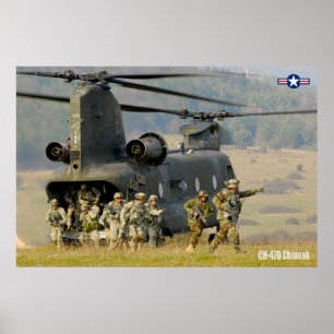 CH-47D CHINOOK POSTER