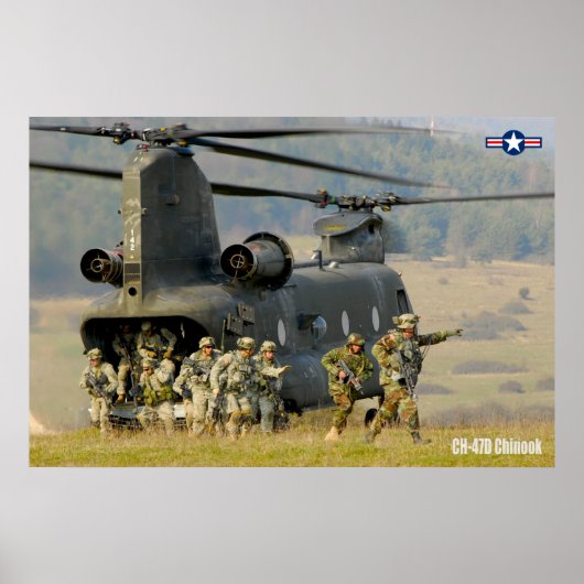 CH-47D CHINOOK POSTER (Voorkant)