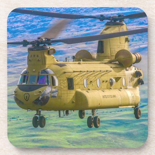 CH-47F CHINOOK BIER ONDERZETTER (Voorkant)