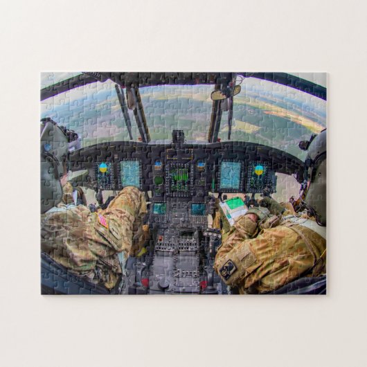 CH-47F CHINOOK COCKPIT (11x14 INCH) Legpuzzel (Horizontaal)