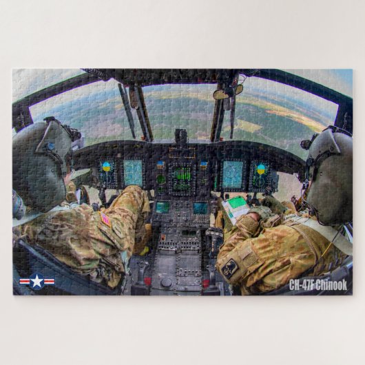 CH-47F CHINOOK COCKPIT (20x30 INCH) Legpuzzel (Horizontaal)