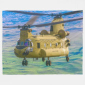 CH-47F CHINOOK FLEECE DEKEN (Voorkant (Horizontaal))