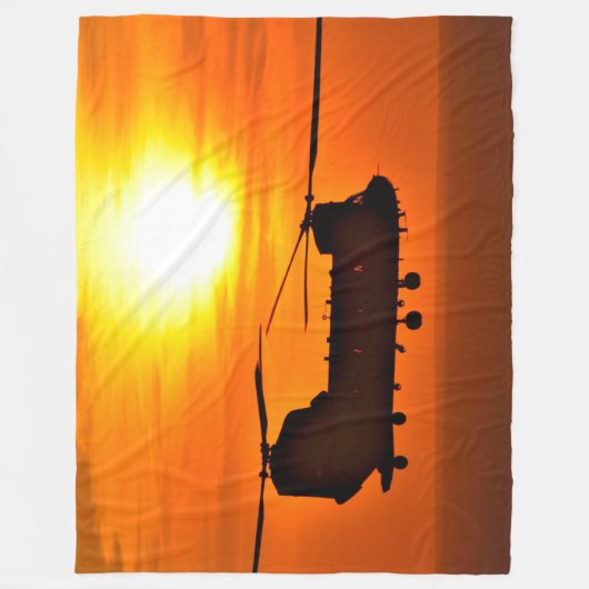 CH-47F CHINOOK FLEECE DEKEN (Voorkant)