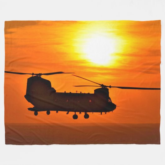 CH-47F CHINOOK FLEECE DEKEN (Voorkant (Horizontaal))