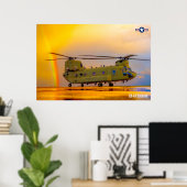 CH-47F CHINOOK POSTER (Thuiskantoor)