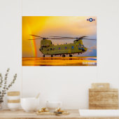 CH-47F CHINOOK POSTER (Keuken)