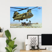 CH-47F CHINOOK POSTER (Thuiskantoor)