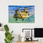 CH-47F CHINOOK POSTER (Thuiskantoor)