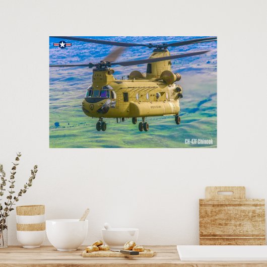 CH-47F CHINOOK POSTER (Keuken)