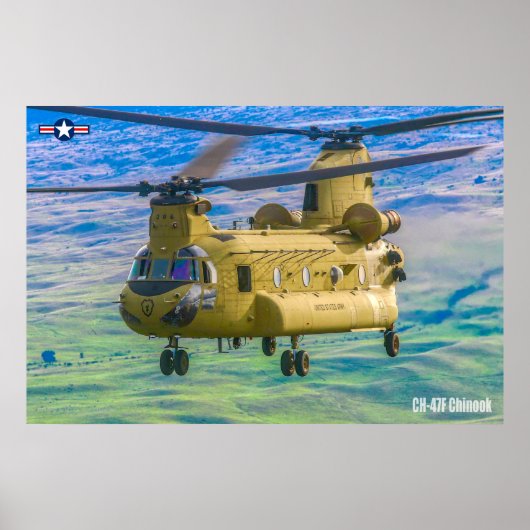 CH-47F CHINOOK POSTER (Voorkant)