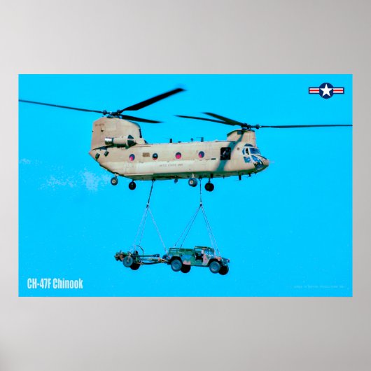 CH-47F CHINOOK POSTER (Voorkant)