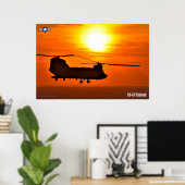 CH-47F CHINOOK POSTER (Thuiskantoor)