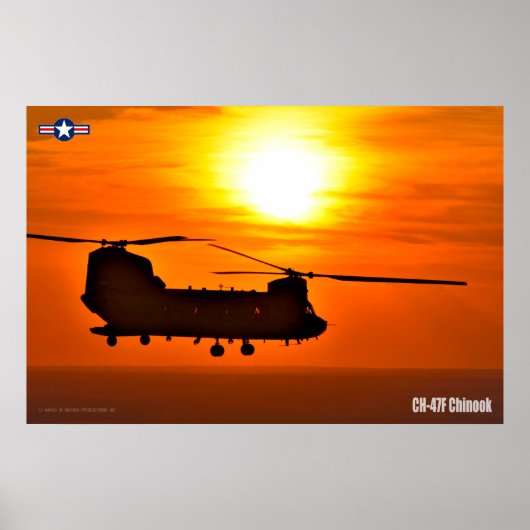 CH-47F CHINOOK POSTER (Voorkant)