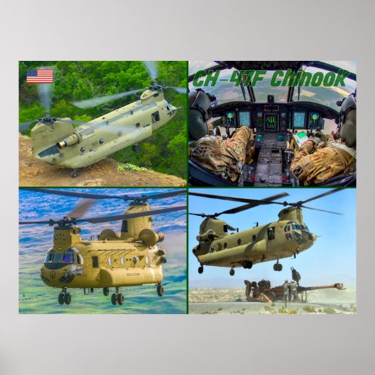 CH-47F CHINOOK POSTER (Voorkant)
