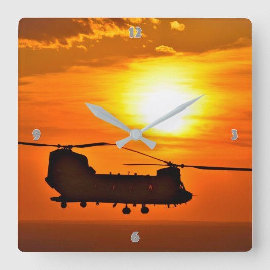 CH-47F CHINOOK VIERKANTE KLOK (Voorkant)