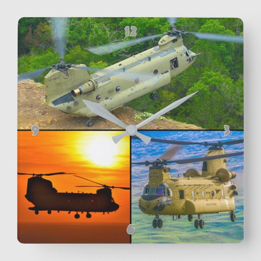 CH-47F CHINOOK VIERKANTE KLOK (Voorkant)