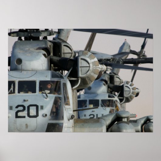 CH-53 Super Stallion Helikopters Poster (Voorkant)
