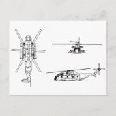 CH-53 Zee Stallion Briefkaart (Voorkant)