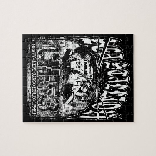 CH-53 Zee Stallion Legpuzzel (Horizontaal)