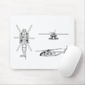 CH-53 Zee Stallion Muismat (Met muis)