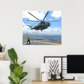 CH-53D Zee Stallion Poster (Thuiskantoor)