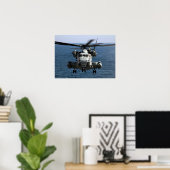 CH-53E Super Stallion Helicopter Poster (Thuiskantoor)