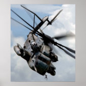 CH-53E Super Stallion Helicopter Poster (Voorkant)