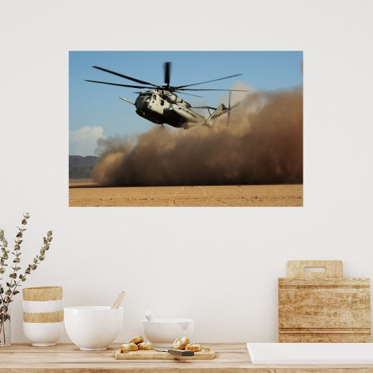 CH-53E Super Stallion Poster (Keuken)