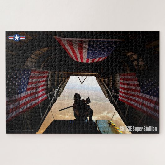 CH-53E SUPER STALLION - VLAG (20x30 INCH) Legpuzzel (Horizontaal)