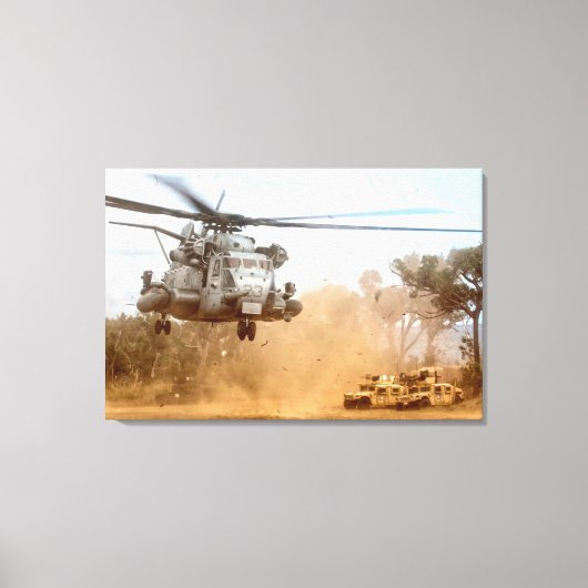 CH-53E SUPERSTALLION 24x36 Canvas Afdruk (Voorkant)