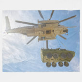 CH-53E SUPERSTALLION FLEECE DEKEN (Voorkant (Horizontaal))