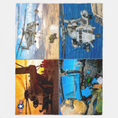 CH-53E SUPERSTALLION FLEECE DEKEN (Voorkant)