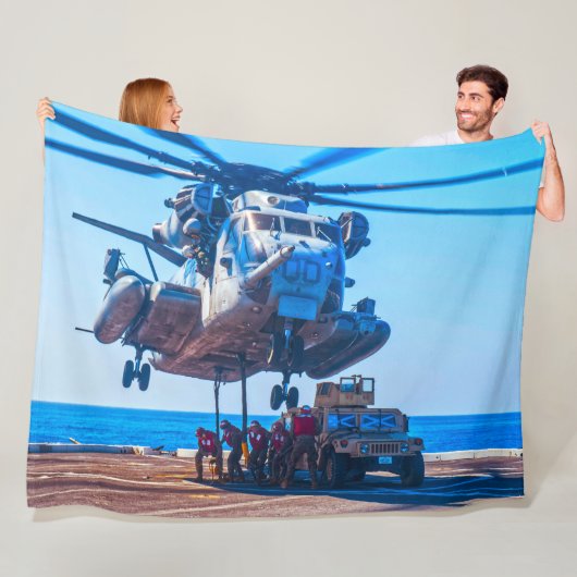 CH-53E SUPERSTALLION FLEECE DEKEN (In situ)