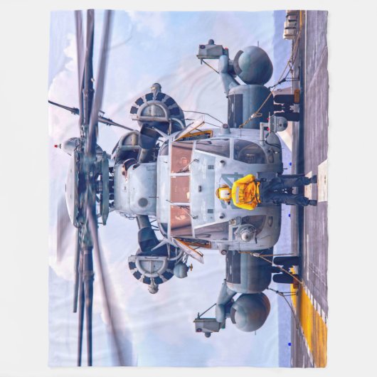 CH-53E SUPERSTALLION FLEECE DEKEN (Voorkant)