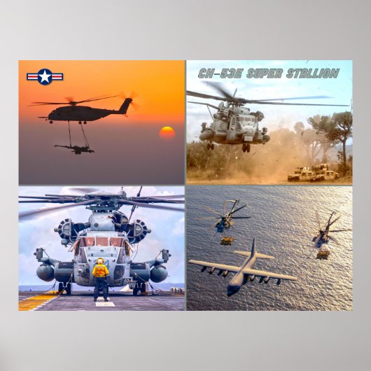 CH-53E SUPERSTALLION POSTER (Voorkant)